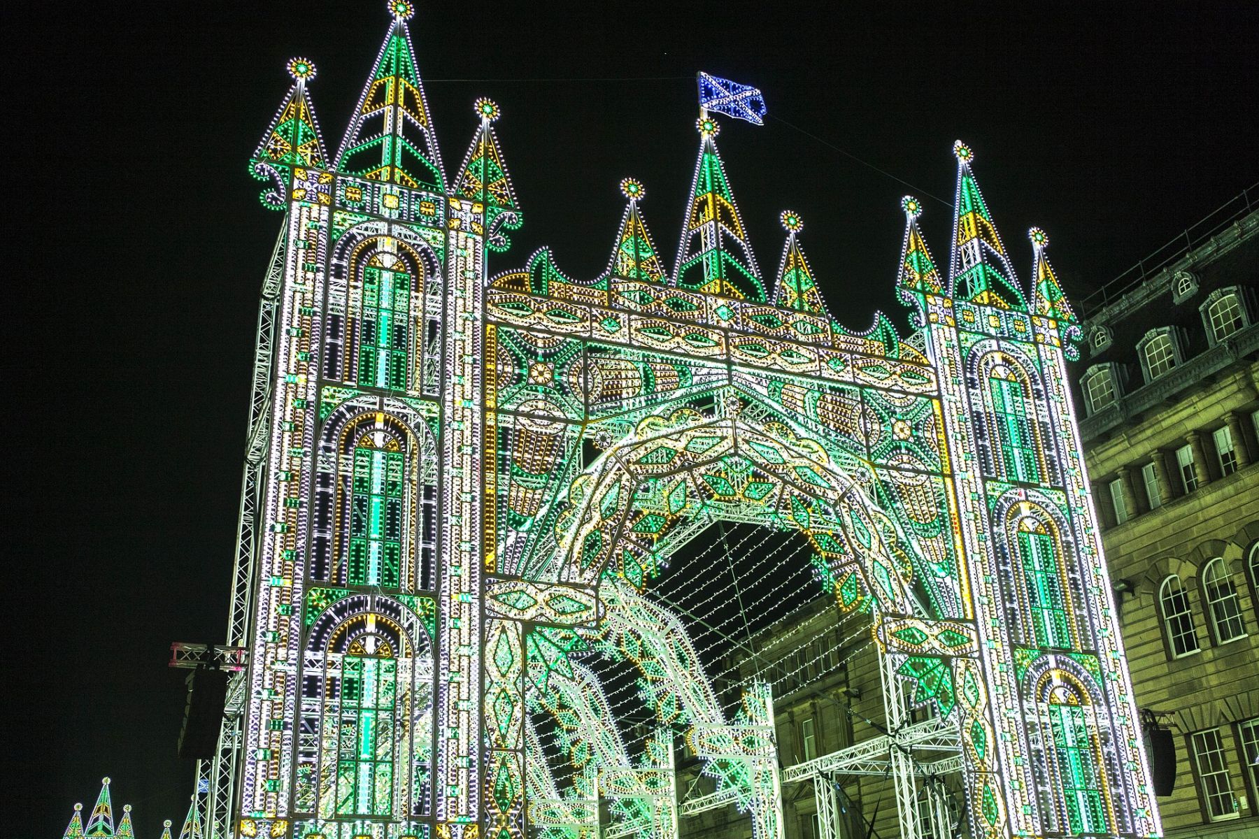 Edinburgh nieuwjaar kerst