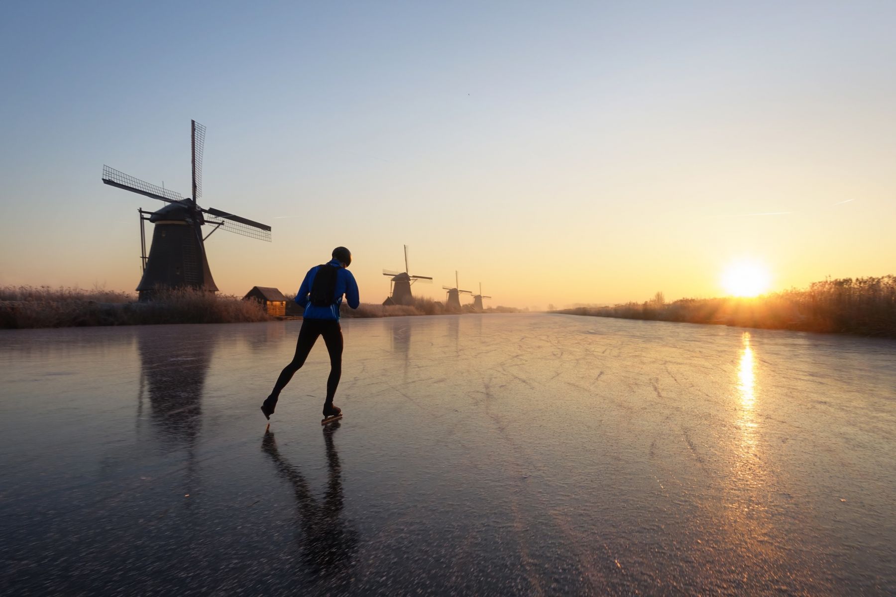 Schaatsen Kinderijk schaatsbaan