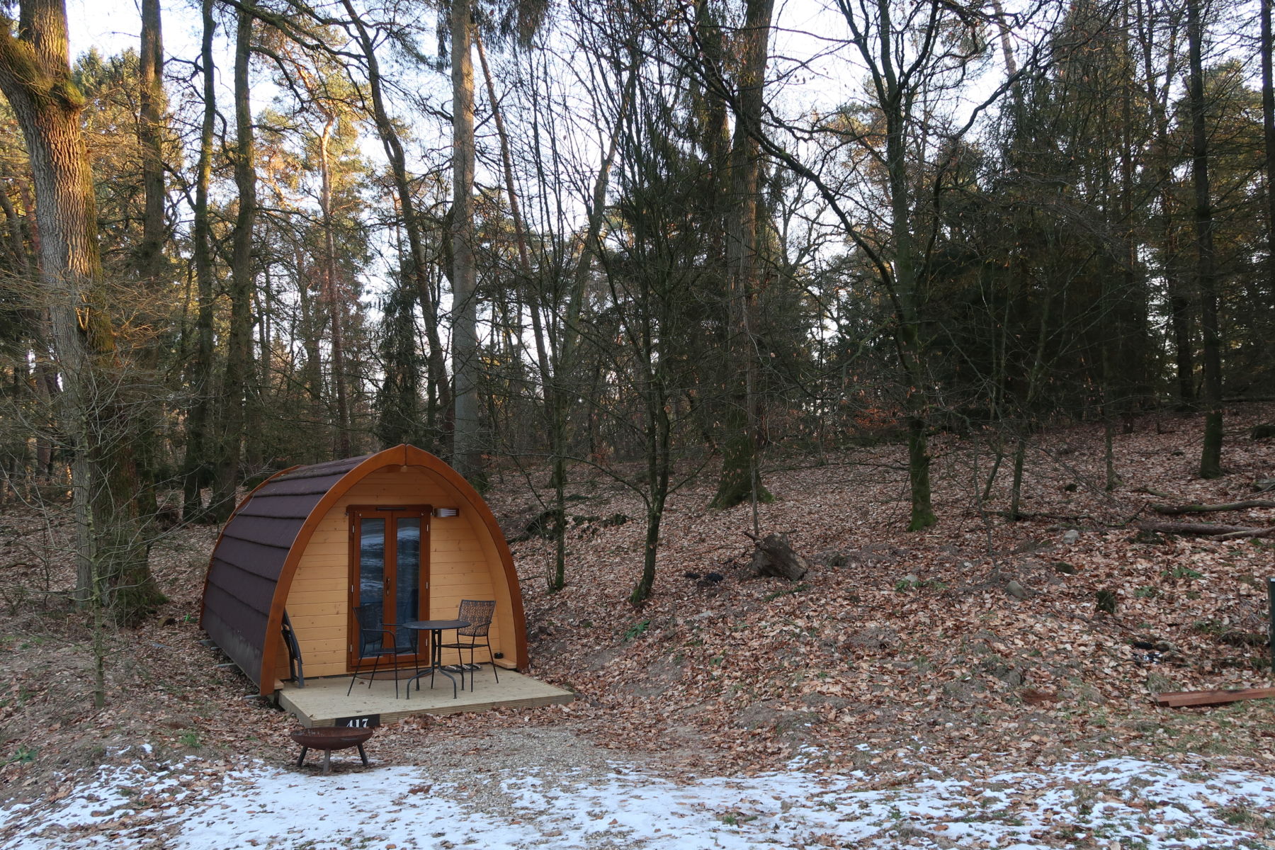 Slapen in het bos